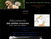 Tablet Screenshot of des-petites-coquines.ch